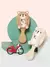 Mini Pente Urso De Cabelo Infantil, Portátil, Antiestático - BABY CLOSET