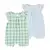2 Peças/lote Bodysuit Verão Em Algodão Roupas Menino E Menina Bebê 0-12m