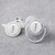 Chupeta Personalizada Inicial letra+ Clipe Premium Grátis + Tampa-(Transparent - BABY CLOSET