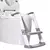 Assento Sanitário Dobrável com Almofada Dura, Portátil Com Escada - comprar online