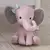 Elefante Rosa ou Cinza Recheado Brinquedos De Pelúcia - 25 cm na internet