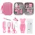 Kit 11 Peças Higiene Rosa Cuidado Bebê Recém Nascido na internet