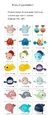Brinquedos de banho para bebês dos desenhos animados na internet