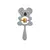 Chocalho Mordedor De Silicone Coala | 3M+ - BABY CLOSET