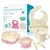 Dr.isla-Crianças Conjunto Pratos Silicone, Talheres Bebê, Tigela Ventosa, Copo