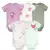 5 Peças/lote Body Para Bebê Recém-Nascido 100% Algodão Manga Curta - BABY CLOSET