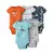 Imagem do 5 Peças/lote BodySuits Verão Em Algodão Roupas Menino E Menina Bebê 6-24m