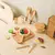 Kit Chá de Brinquedo de Madeira Montessori