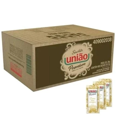AÇÚCAR UNIÃO SACHÊ 400X5GR