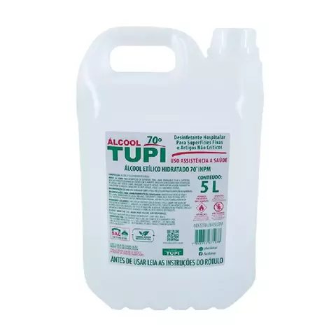 ÁLCOOL 70% TUPI 5L