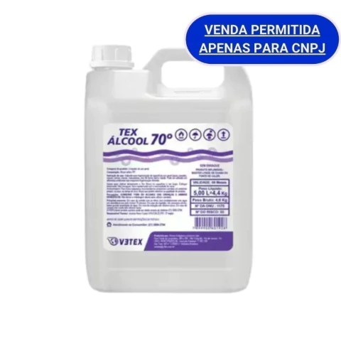 ÁLCOOL 70% TEX 5L