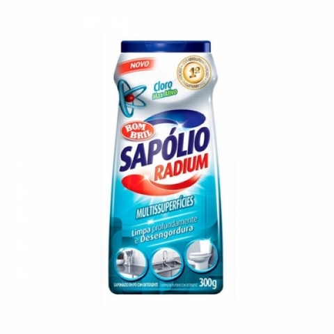 SAPÓLIO RADIUM PÓ CLORO 300GR
