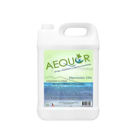 HIPOCLORITO DE SÓDIO 12% AEQUOR 5L