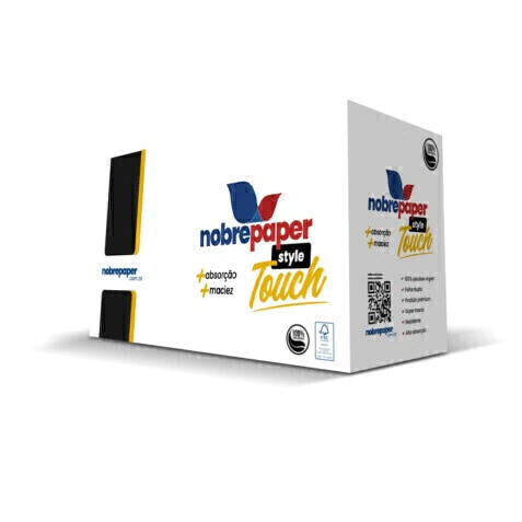 PAPEL TOALHA 100% CELULOSE FD 23X21 STYLE TOUCH C/2000 - NOBRE PAPER (010064)