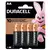 PILHA PEQUENA C/4 DURACELL