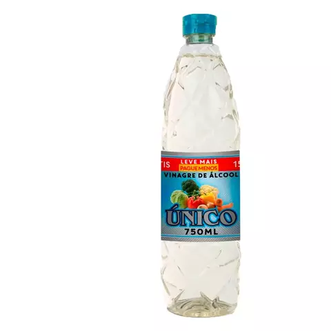 VINAGRE DE ÁLCOOL ÚNICO 750ML