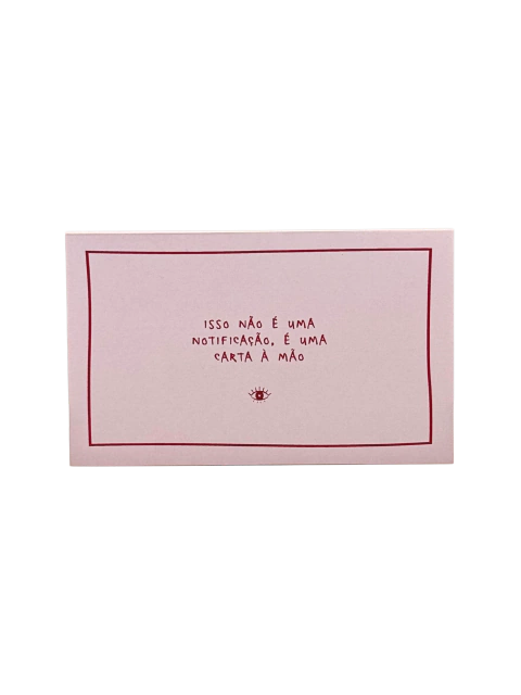 CARTÃO CARTA À MÃO - comprar online