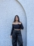 Cropped França preto - loja online