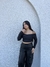 Cropped França preto - comprar online