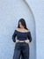Cropped França preto - loja online