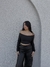 Cropped França preto