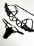 Conjunto de lingerie hot love sem bojo com aro de sustentação preto na internet