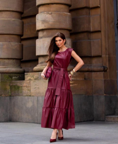 Vestido couro eco Nina - loja online