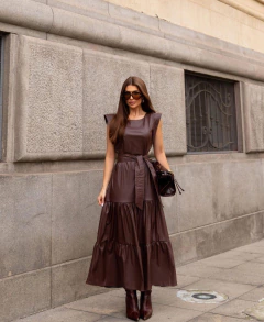 Vestido couro eco Nina na internet