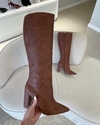 Bota Alícia Napa Destroyed Caramelo - comprar online