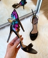 Sandália Butterfly Rainbow Preta - comprar online