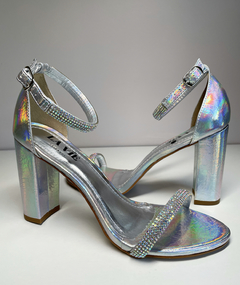 Sandália Mirella Rainbow Prata