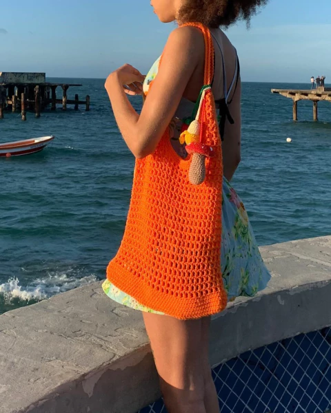 saquinho laranja - comprar online