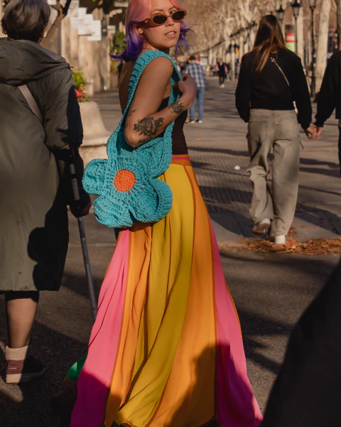 flower power turquesa - comprar online