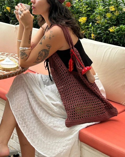 saquinho marrom - comprar online