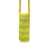 porta garrafa amarelo e verde.