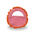 babadinho rosa e laranja