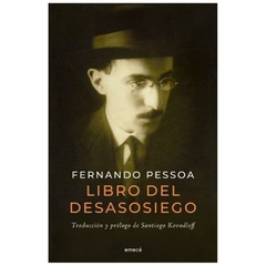 libro del desasosiego con prólogo de santiago kova - fernando pessoa - emece