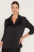Camisa Cetim Black - Ju Lenz - Store