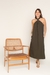 Vestido Tiça Verde Musgo - loja online