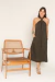 Vestido Tiça Verde Musgo - comprar online