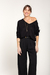 Tricot Patricia Ombro Black