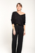 Tricot Patricia Ombro Black - comprar online