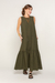 Vestido Barrado Musgo - comprar online