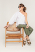 Blusa Tricoline Off Ombro Só - comprar online