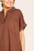 Camisa Tricot Square Chocolate