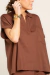 Camisa Tricot Square Chocolate - loja online