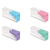 Apontador com Deposito Retangular Cores Pastel Faber Castell