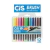 Caneta Brush Cis aquarelável 12 cores