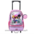 Mochila rodas e costas Barbie