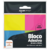 Bloco Adesivo Para Recado Fluorescente 38x50 C/ 100 Folhas Leonora, Colorido